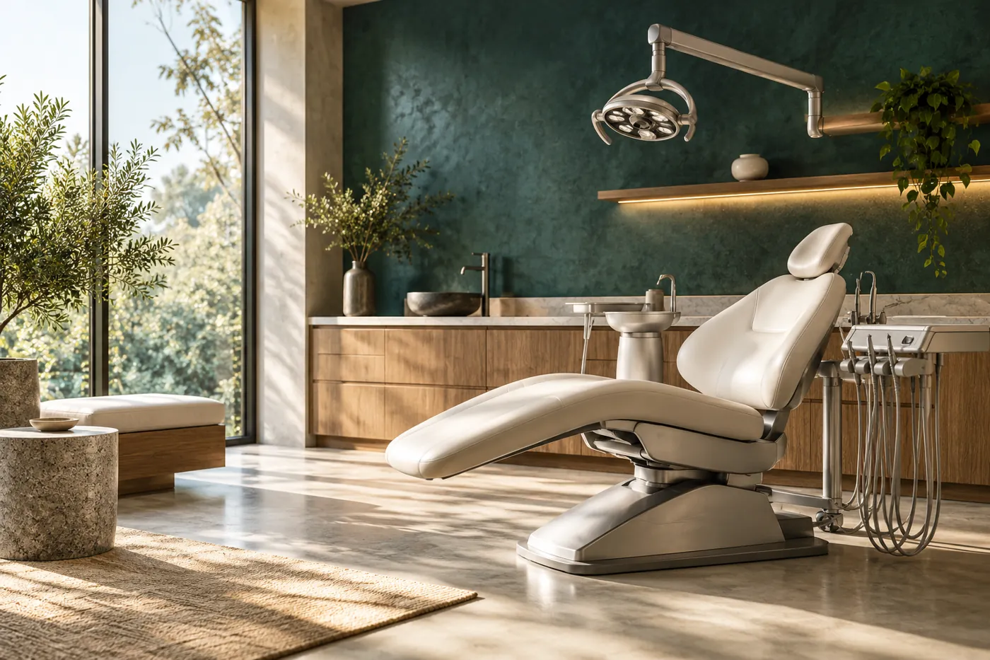 Dental website visual concept